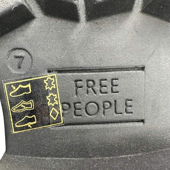 NWOT Free People Jones Lug Sole Combat Boot in Hot Fudge. Sz: 7 - Picture 10 of 12